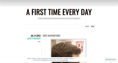 Desktop Screenshot of firsttimeeveryday.com