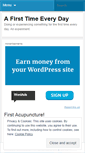 Mobile Screenshot of firsttimeeveryday.com